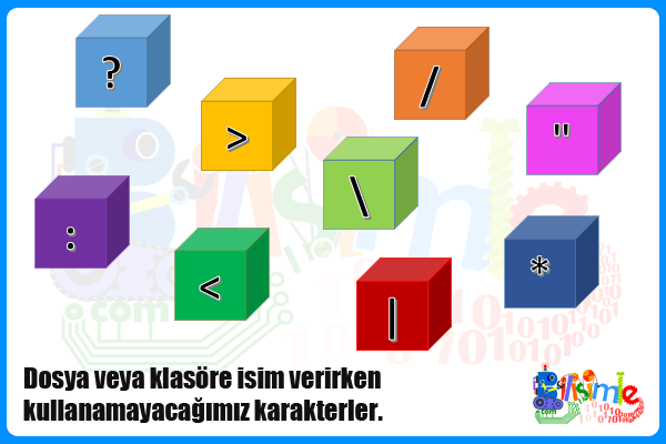 Dosya-klasör-yasak-karakterler