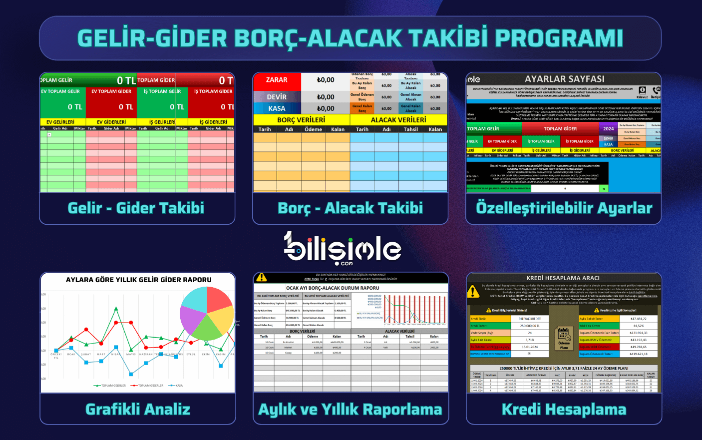 Gelir-Gider-Borç-Alacak-Takibi-Programı-Ücretsiz-Bilişimle
